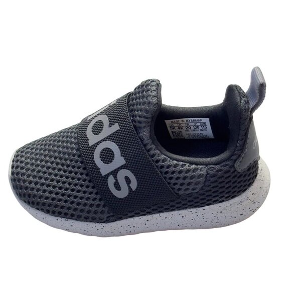 ADIDAS LITE RACER ADAPT 4.0 Kids Shoes Black Textile Unisex Size 5K - Picture 9 of 11